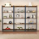 Ver imagem 1 de Kit 3 Estantes para Livros Industrial Aço 5 Prateleiras 187cmx240cm Active Yescasa