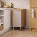 Ver imagem 1 de Balcão de Cozinha Allure 1 Porta MDF 40cm Cinza Gran Belo