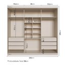 Ver imagem 4 de Guarda-Roupa Casal 3 Portas de Correr Samambaia CabeCasa MadeiraOriginals Off White