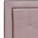 Ver imagem 4 de Cabeceira Estofada Ravena para Cama Box Queen Size 160cm Veludo Rosê Gold