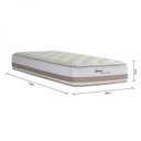 Ver imagem 4 de Colchão Solteiro Meca Spain Maxspring One S.Pillow 27x 188x 88 cm Bege/Branco Herval
