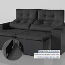 Ver imagem 7 de Sofá Retrátil e Reclinável 2 Lugares 194cm Libra