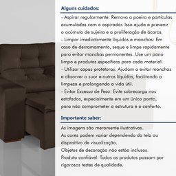 Sofá Retrátil e Reclinável 2 Lugares 194cm Libra - 10