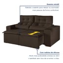 Ver imagem 3 de Sofá Retrátil e Reclinável 2 Lugares 194cm Libra