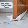 Protetor Rolinho Veda Porta para Portas Tradicionais de Madeira 80 Cm Branco - 5