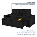 Ver imagem 3 de Sofá Retrátil e Reclinável 2 Lugares 194cm Libra