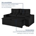 Ver imagem 4 de Sofá Retrátil e Reclinável 2 Lugares 194cm Libra