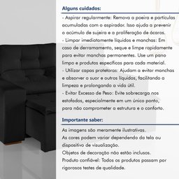 Sofá Retrátil e Reclinável 2 Lugares 194cm Libra - 10