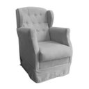 Ver imagem 3 de Poltrona Amamentação Balanço Manu com Puff Suede