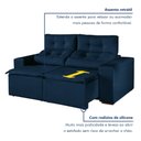 Ver imagem 3 de Sofá Retrátil e Reclinável 2 Lugares 194cm Libra