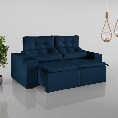 Sofá Retrátil e Reclinável 2 Lugares 194cm Libra