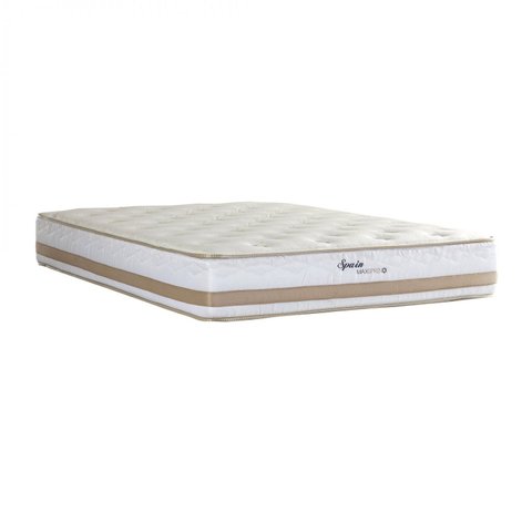Colchão Casal Meca Spain Maxspring One S.Pillow 27x 188x 138 cm Bege/Branco Herval