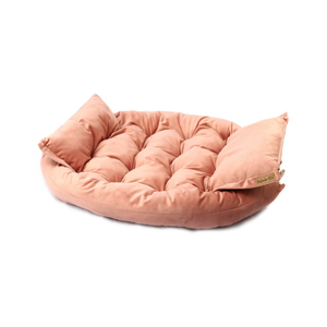 Caminha Colchão Luxo para Cachorro Bichinho Chic Rosa - M