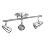 Spot Trilho Bivolt 3 Lâmpadas 403 Escovado JD Molina - 1