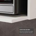 Ver mais imagens de Suporte Microondas e Forno Elétrico Aéreo 60cm Itália Branco - Lumil