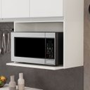 Ver imagem 1 de Suporte Microondas e Forno Elétrico Aéreo 60cm Itália Branco - Lumil