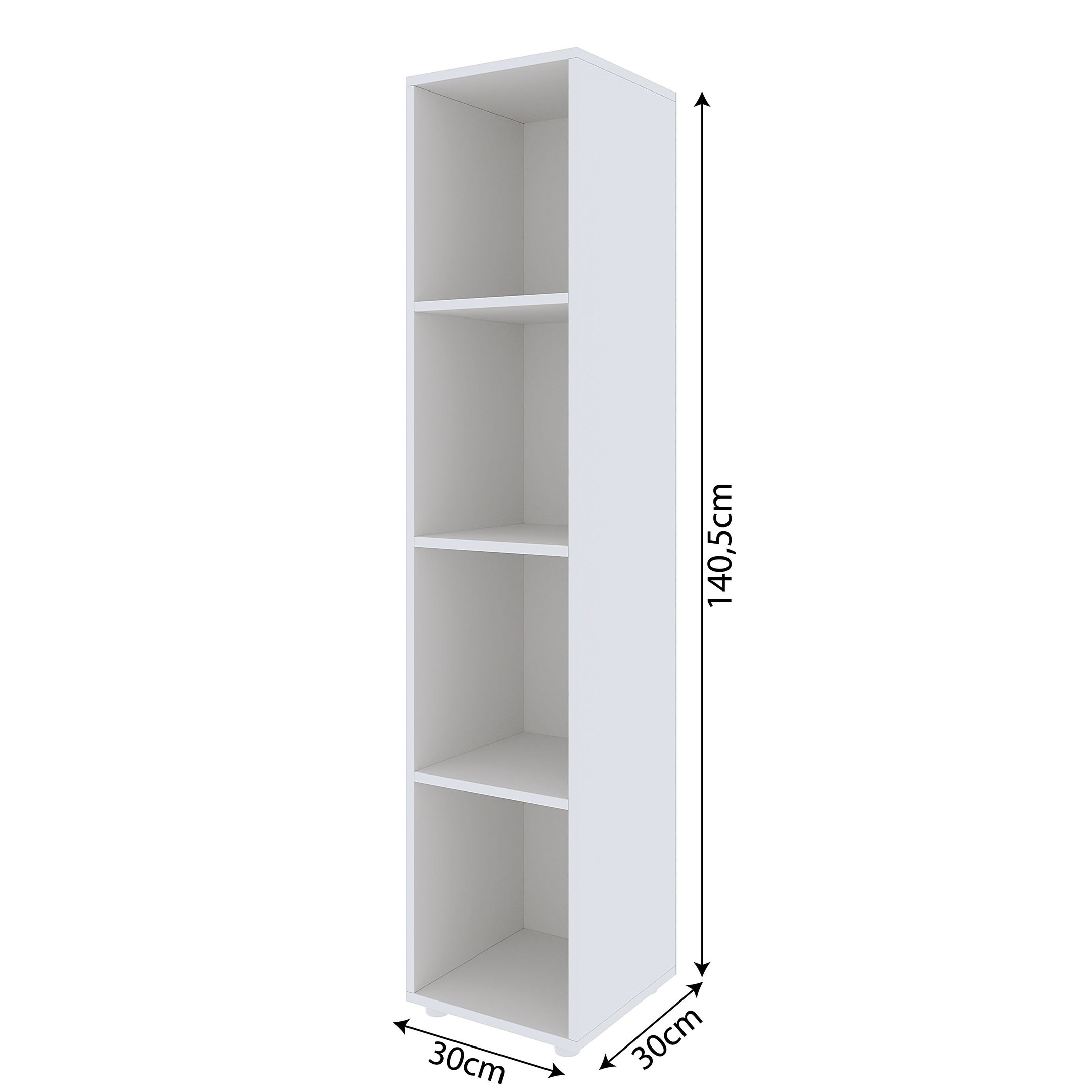 Estante para Livros Modular 4 Nichos 141cmx30cm Marselha - 7