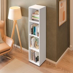 Estante para Livros Modular 4 Nichos 141cmx30cm Marselha - 3