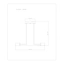 Ver imagem 4 de Luminária Plafon Bivolt  Aramado 8 Braços 36,5x44cm Sputnik Woods