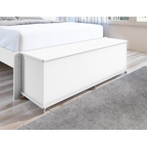 Baú Banco Luca Porta Itens Branco