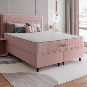 Colchão Casal Queen Rosé Molas Ensacadas 158x198x28cm