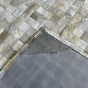 Ver imagem 3 de Tapete de couro bege claro 2,00x3,00 sem bordas peça 5x5cm