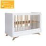 Berço Mini Cama 3 em 1 e Colchao Aft011 Branco Comm - 3