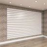 Painel Canaletado Expositor Branco 122x244cm - Deep - 1