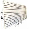 Painel Canaletado Expositor Branco 122x244cm - Deep - 2