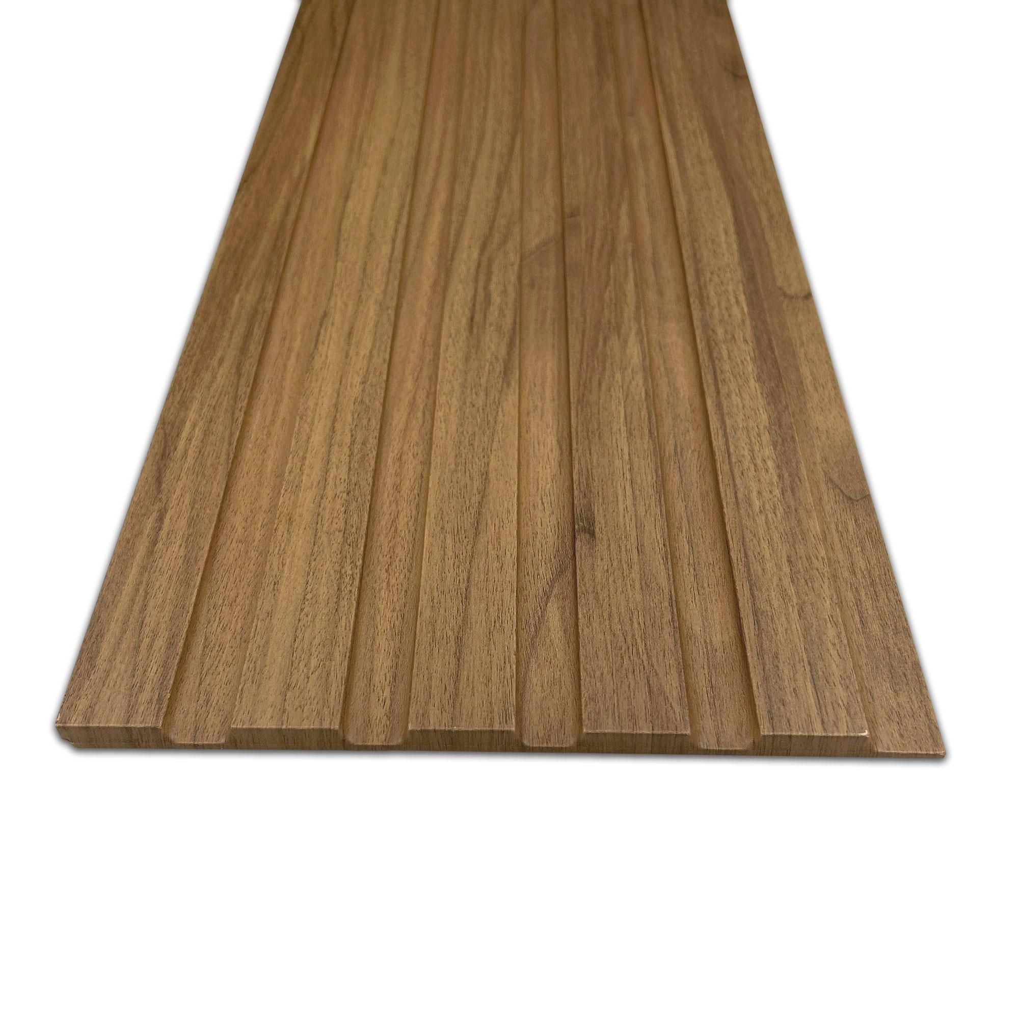 Painel Ripado Compacto 274x25cm Larg. 4 Unid. - Mdf - Freijó - Talatto - 2