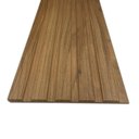 Ver imagem 3 de Painel Ripado Compacto 274x25cm Larg. 4 Unid. - Mdf - Freijó - Talatto