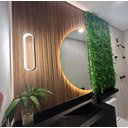 Ver imagem 1 de Painel Ripado Compacto 274x25cm Larg. 4 Unid. - Mdf - Freijó - Talatto