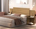 Ver imagem 1 de Cabeçeira Casal Box Áustria 100% Mdf Multimídias P/ 138/158 Cm -basoto:amendoa