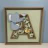 Quadro Caixa Charme Safari Letra Elefante - QDSF-05A BH BABY KIDS - 2