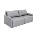 Ver imagem 2 de Sofá Cama Casal Retrátil e Reclinável 3 Lugares Linho Cinza Baraúna 200cm CabeCasa MadeiraOriginals