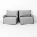 Ver imagem 3 de Sofá Cama Baraúna Retrátil e Reclinável 3 lugares 2,00m em Linho CabeCasa MadeiraOriginals