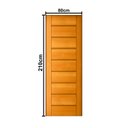 Ver imagem 3 de Folha de Porta Regencia Maciça Angelim Pedra 210x80cm 