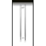 Porta de Alumínio Lambri Duplo 210x80 C/ Puxador e Vidro - 3