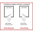 Ver imagem 6 de Porta de Alumínio 210 X 80 com Vidro - Lambri Duplo