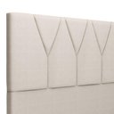 Ver imagem 4 de Cabeceira Cama Box Casal 140cm Aura Linho W01 Cru - Mpozenato