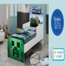 CAMA INFANTIL MINECRAFT COM COLCHÃO - 1