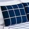 Jogo Cama Lençol Casal 200 Fios 3 Peças Azul Marinho - 3