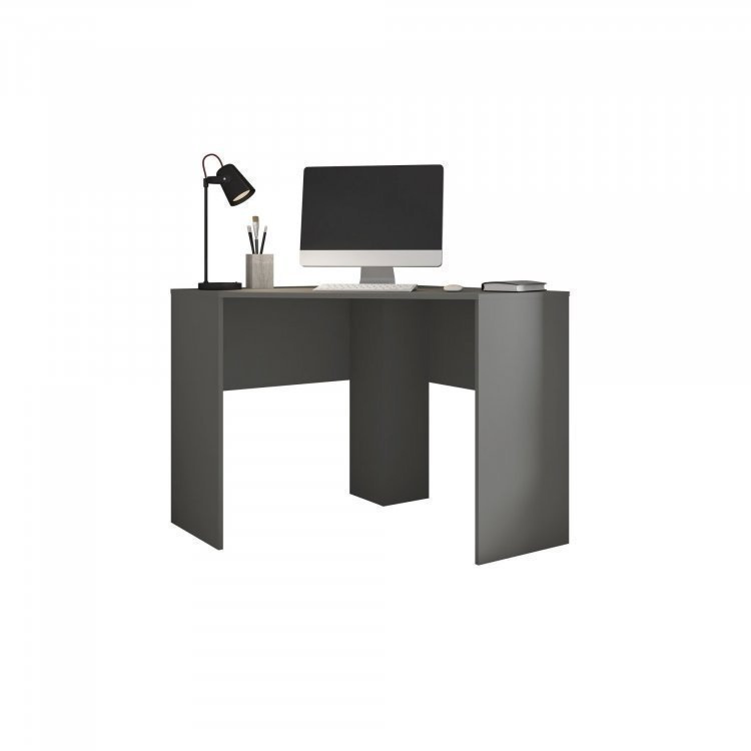 Conjunto Home Office com 4 Escrivaninhas de Canto 90x90cm  - 3