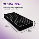 Ver imagem 4 de Colchão de Solteiro D33 12cm Firme Poliester Suporta 90kg