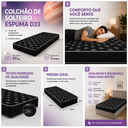 Ver mais imagens de Colchão de Solteiro D33 12cm Firme Poliester Suporta 90kg