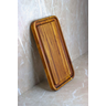 Tábua de Churrasco Flame com Canal Largo – Madeira de Teca 40x28x2cm - 3