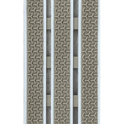 Tapete Antiderrapante com Ventosa Box Banheiro Deck:deck Bege/0,40x0,70m