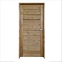 Ver imagem 1 de Kit Porta de Madeira Maciça 215x97cm Batente 20cm Ekos Abertura Esquerda