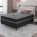 Ver imagem 3 de Cama Box Casal Molas Ensacadas Sibéria Umaflex 188cm X 138cm