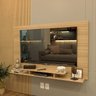 Painel para TV até 58 Polegadas 2 Prateleiras 1 Nicho Amsterdã DRD Móveis - 1